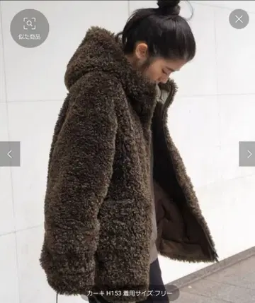 AP STUDIO [Vegancode] 컬리 후디 블루종