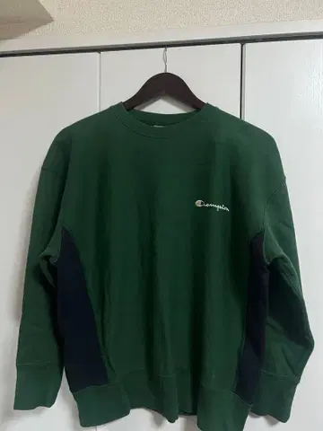 챔피언 리버스 위브 맨투맨 S 그린