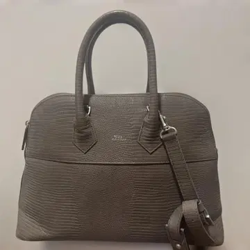 [ M.U.L ] ROUND TOTE 오크 다크 M