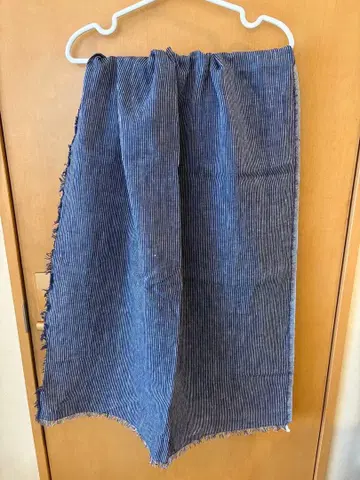 fog linen work 네이비 스트라이프 스톨