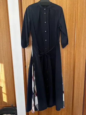 네이비 셔츠 원피스 36 사이즈