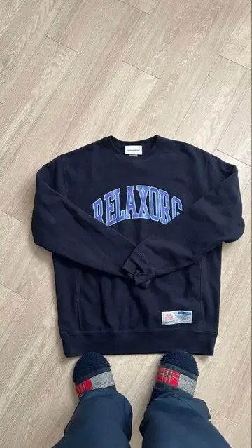 릴렉스 오리지널 네이비 트레이닝복