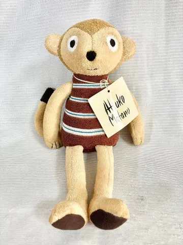 마타노 아츠코 원숭이 봉제 인형 택 포함 마스코트 봉제 인형