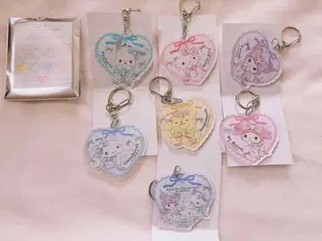 산리오 캐릭터 트레이딩 아크릴 키링 7개 시크릿 포함