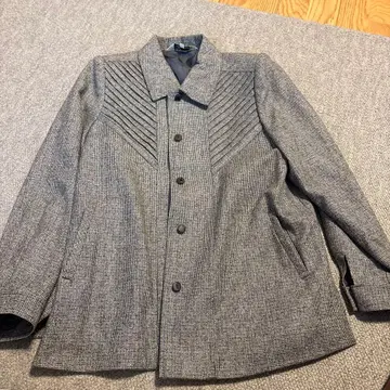 Chemin d'or 그레이 체크 무늬 자켓 11호