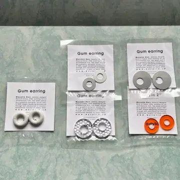 미사용 새상품 아크릴 GUMEARRING 부품 커스텀 5종 세트