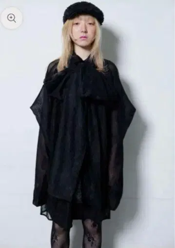 neith. Too Big Ribbon Lace Shirt