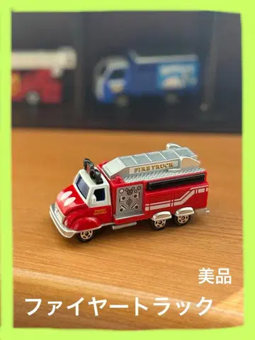 토미카 새상품급 소방차 미키마우스 디자인 디즈니 파이어 트럭
