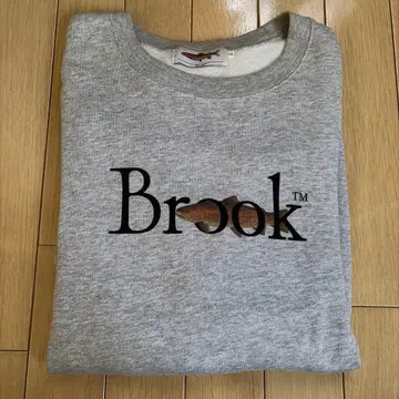 [새상품급] brook 로고 맨투맨 L