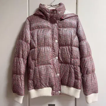 LACOSTE 꽃무늬 다운 자켓
