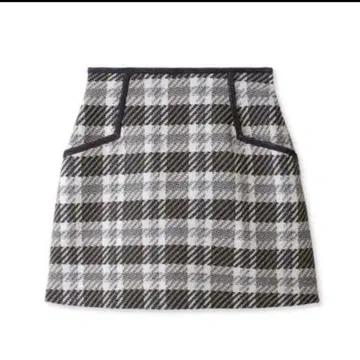 snidel 로빙 체크 스카 숏 팬츠