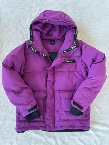 RVCA 보라색 다운 자켓 S 사이즈