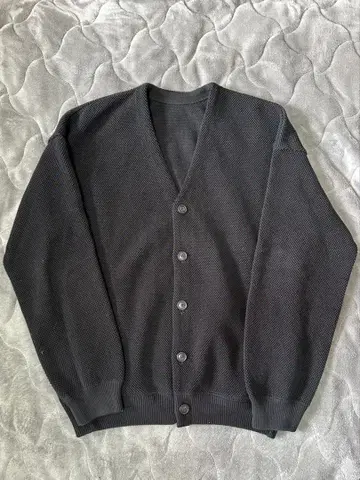 crepuscule 코튼 가디건 블랙