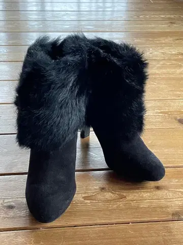 [ 퍼 탈부착 가능 ] 스웨이드 부츠 L