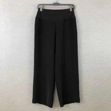 BEARDSLEY 나고미 허리 리브 팬츠 F 블랙