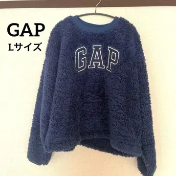 GAP 플리스 트레이닝복 네이비 L (아래를 조일 수 있습니다)