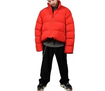 CRAY 레드 다운 자켓