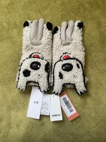 23구 가죽 그로브 장갑 AGNELLE