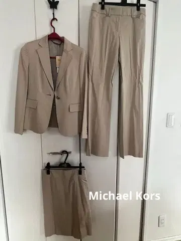 베이지 정장 세트 여성용 9호