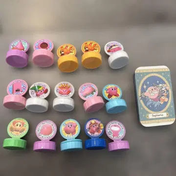 별의 커비 스탬프 세트 별자리 케이스 포함