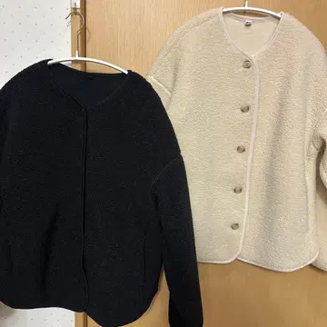 유니클로 모코모코 아우터 자켓 코트 2벌 S