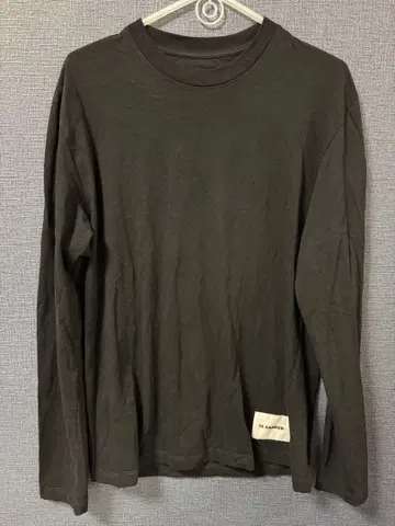 JIL SANDER+ 긴팔 T셔츠 블랙 화이트 세트