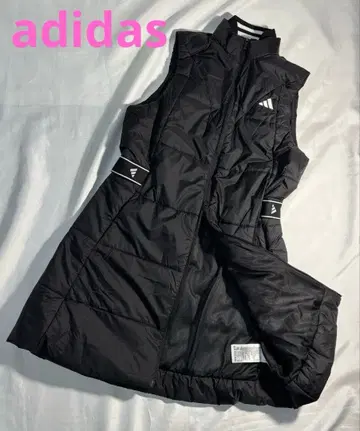 미사용 adidas 골프 충전솜 원피스 롱 자켓 블랙 M