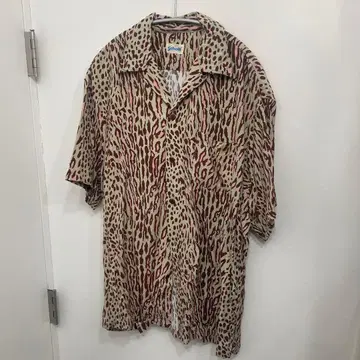 schott 레오파드 셔츠 핑크