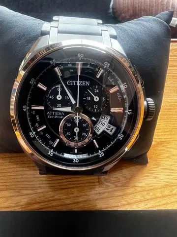 CITIZEN ATTESA 에코 드라이브 블랙