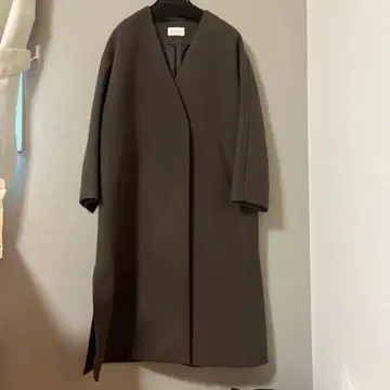 새상품급! 유나이티드 애로우즈 V넥 노카라 코트 벌룬 슬리브