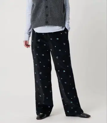 BEAUTY&YOUTH 자수 이지 팬츠