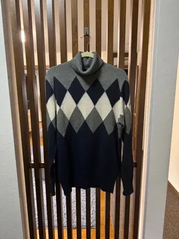 캘러웨이 남성용 아가일 무늬 터틀넥 XL