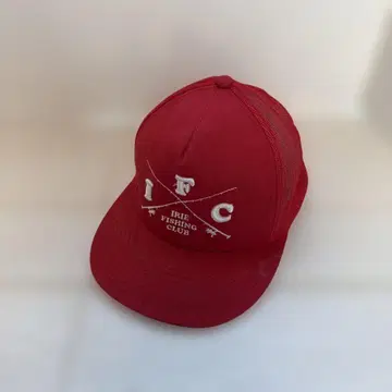 Irie Fishing Club 빨간색 메쉬 캡