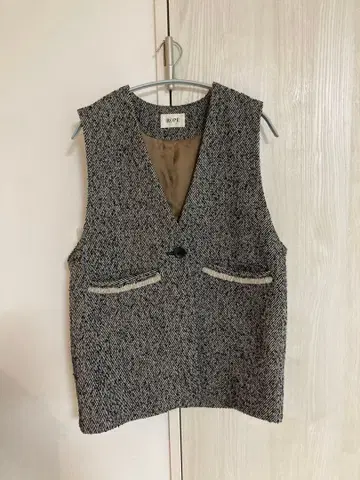 ROPE 네프 트위드 36 사이즈 베스트 자켓