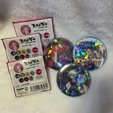 수어사이드 걸 홀로그램 캔뱃지 3종 세트