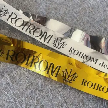 ROIROM debut showcase 은색 테이프 1 로고 2개 세트