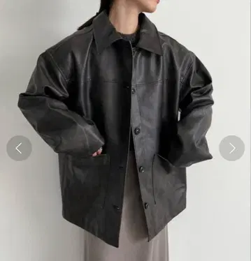 스탠드 칼라 페이크 레더 자켓 select MOCA by son