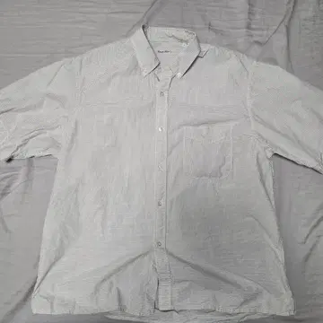 스티븐 앨런 체크 무늬 반팔 셔츠 S