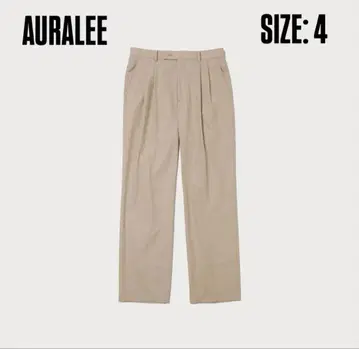 AURALEE 베이지 슬랙스 사이즈 4