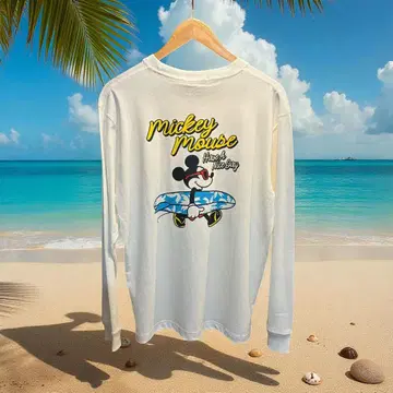 ANTIBAL 서프보드 미키마우스 화이트 남성용 M