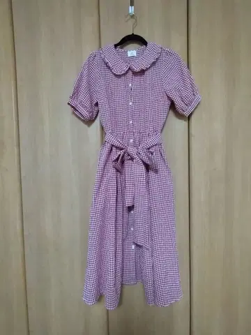 merry jenny 깅엄 체크 원피스