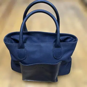 Lancel 네이비 토트백