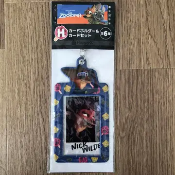 미개봉 주토피아 카드 홀더 & 카드 세트 닉 1번 복권 H상