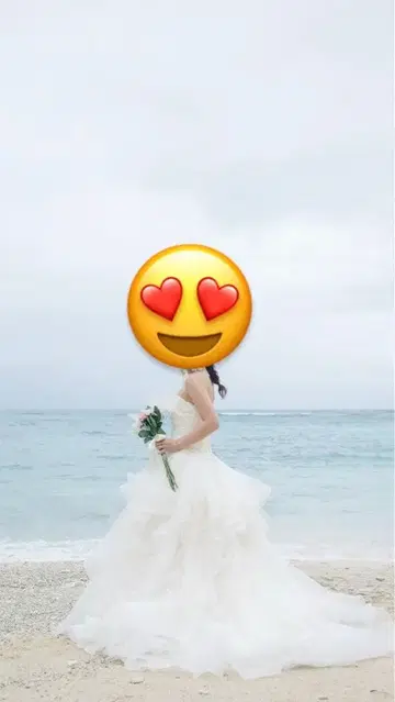 사전 촬영 사진 웨딩 드레스