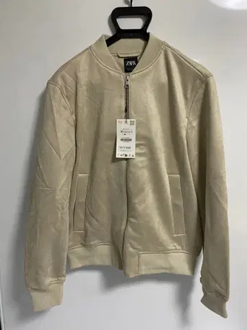 재고 세일 미사용 ZARA 베이지 집업 자켓 M
