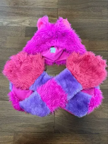 디즈니 퍼 달린 후드 장갑 세트