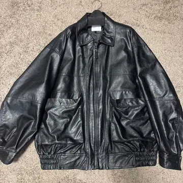 FREAK'S STORE 블랙 가죽 자켓 남성용