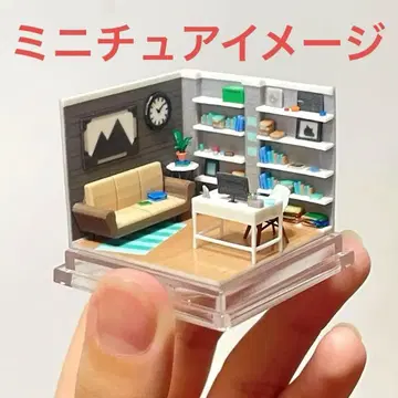 미니어처 인형의 집 주택 모형 1/80 1/64 피규어용 디오라마