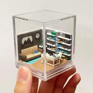 미니어처 인형의 집 주택 모형 1/80 1/64 피규어용 디오라마