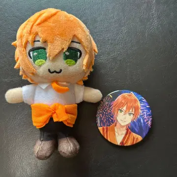 젤의 최애 봉제 인형과 캔뱃지 세트